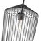 Z-Lite Lido 1 Light Pendant, Matte Black And Clear Seeded 342P13-MB - alternate 3
